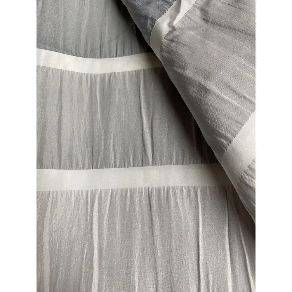 Threshold Blocked Striped Shower Curtain